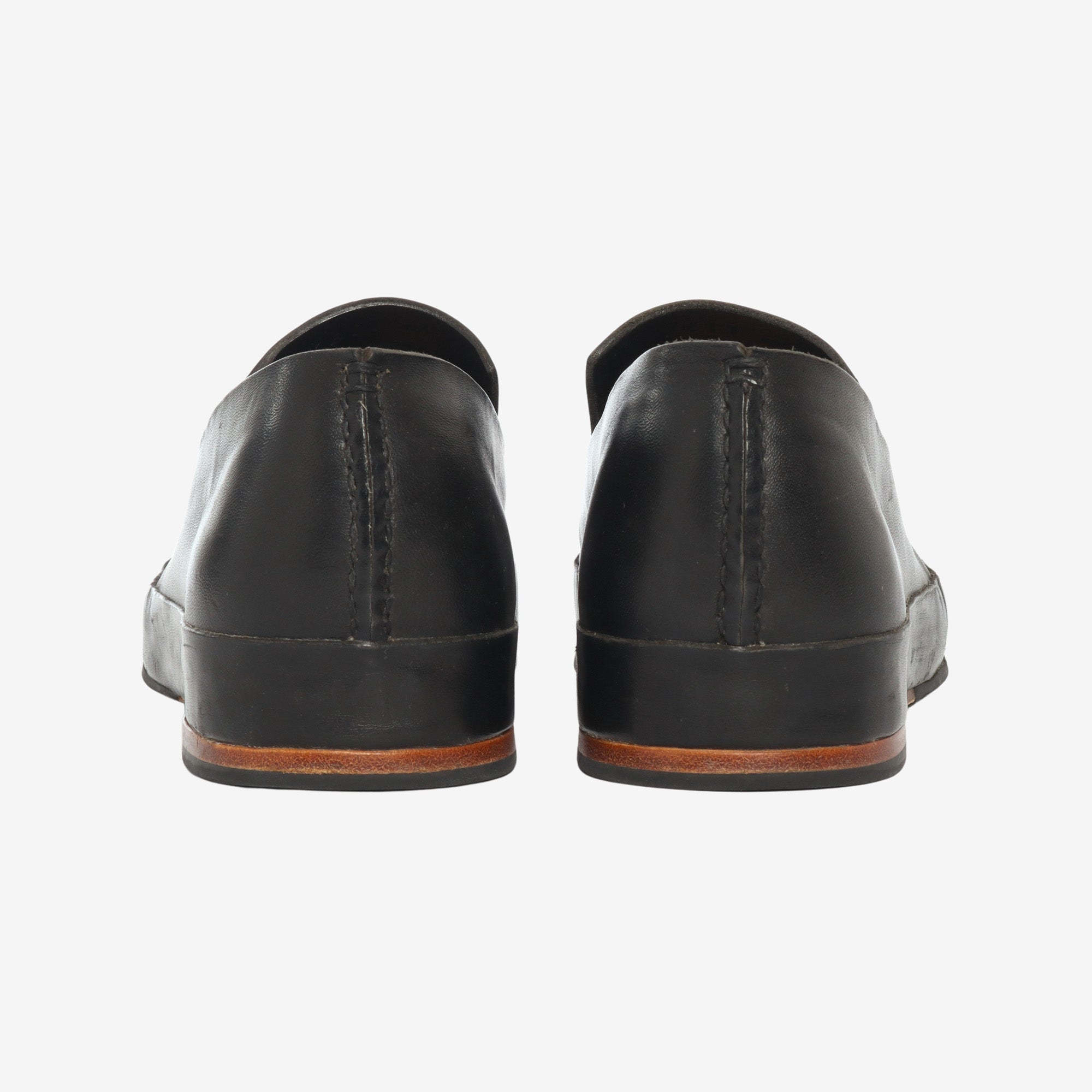 Leather Handsewn Slip On