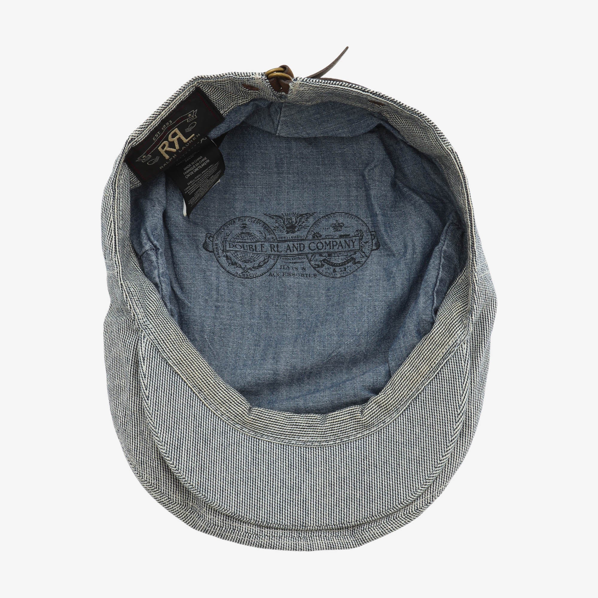 Hickory Stripe Flat Cap