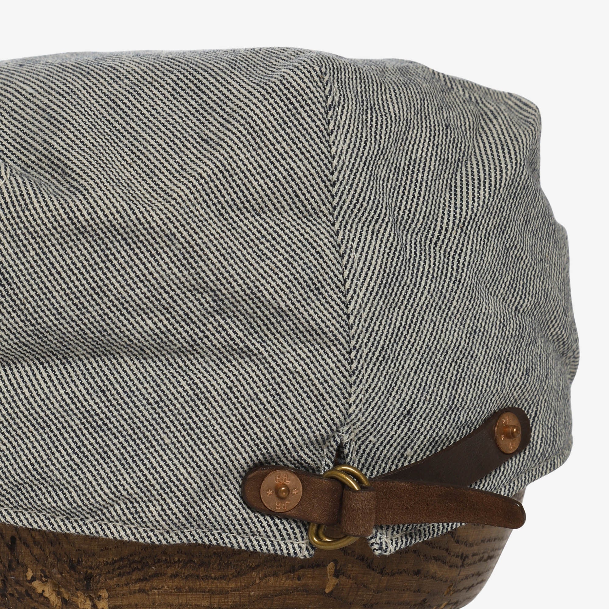Hickory Stripe Flat Cap
