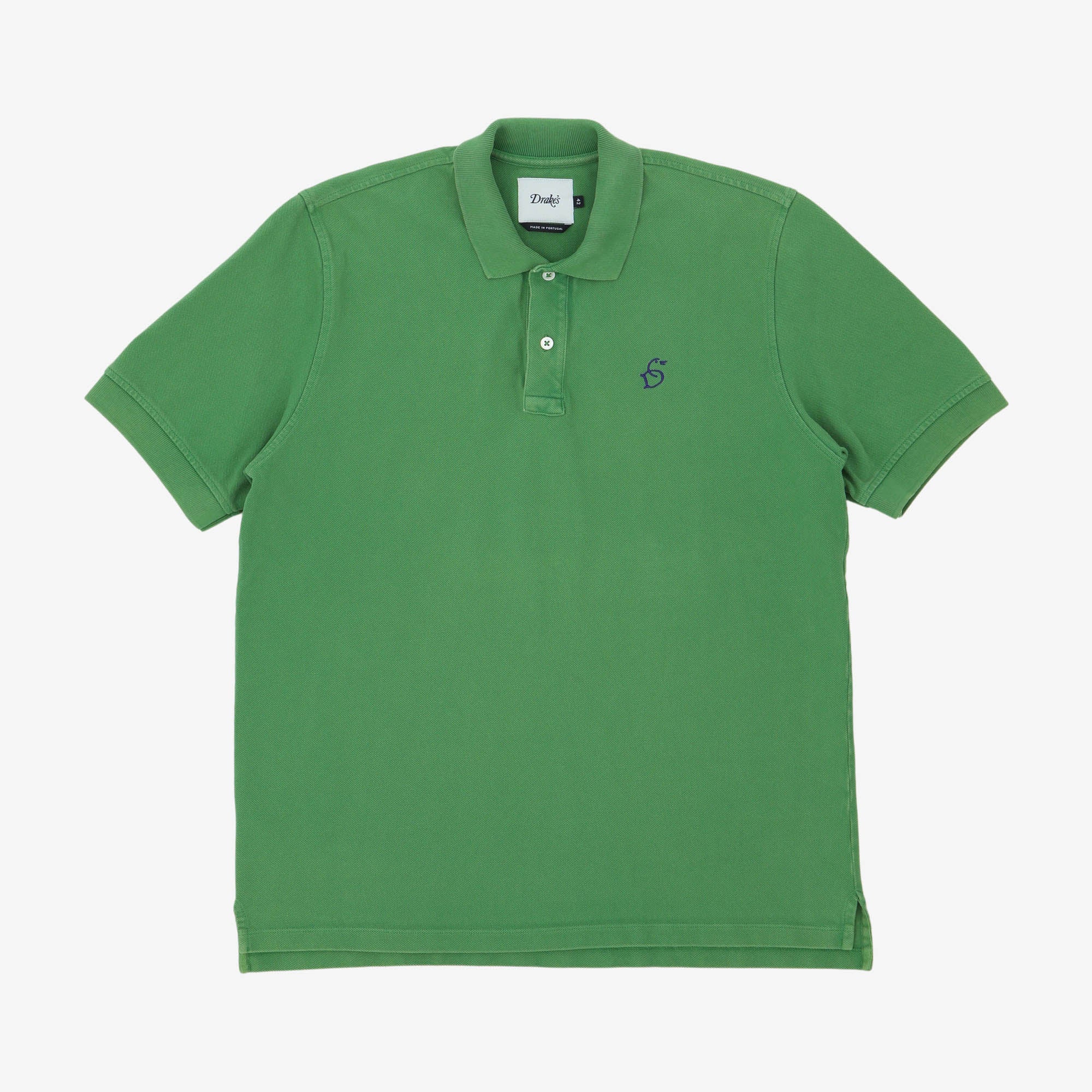 Logo Embroidered Pique Polo