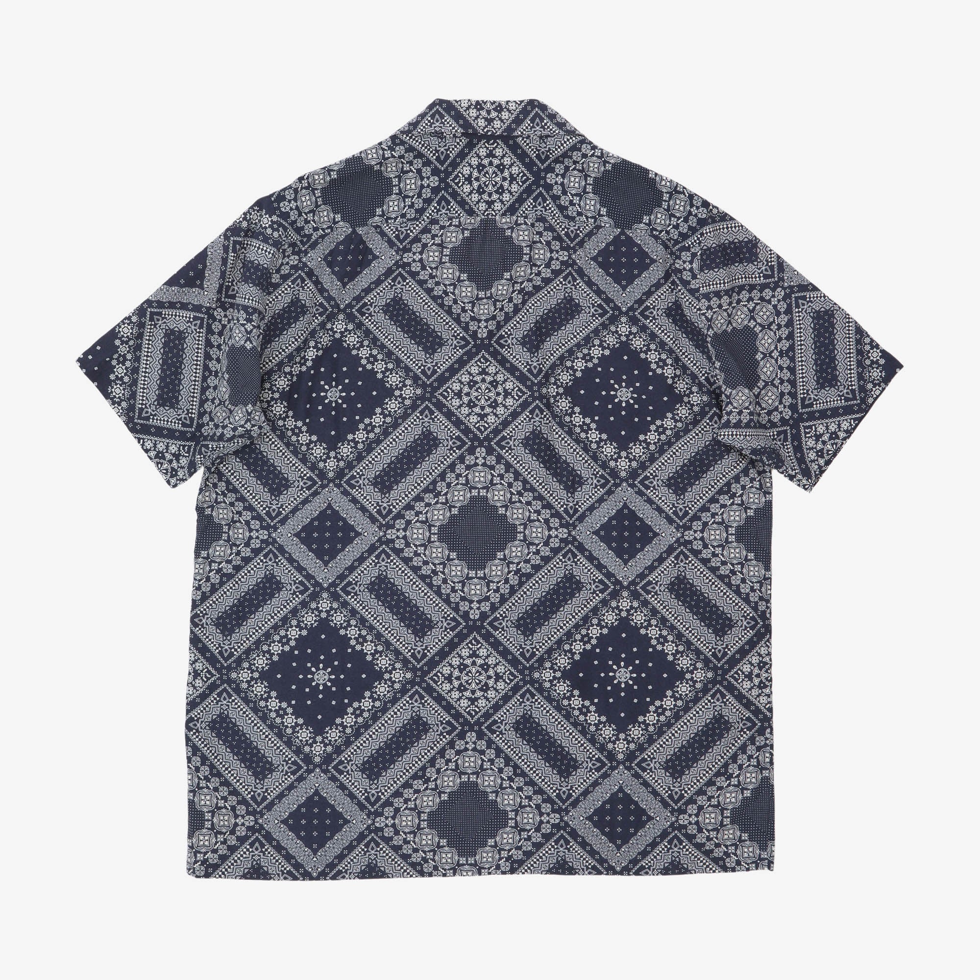 Camp Collar Bandana Shirt