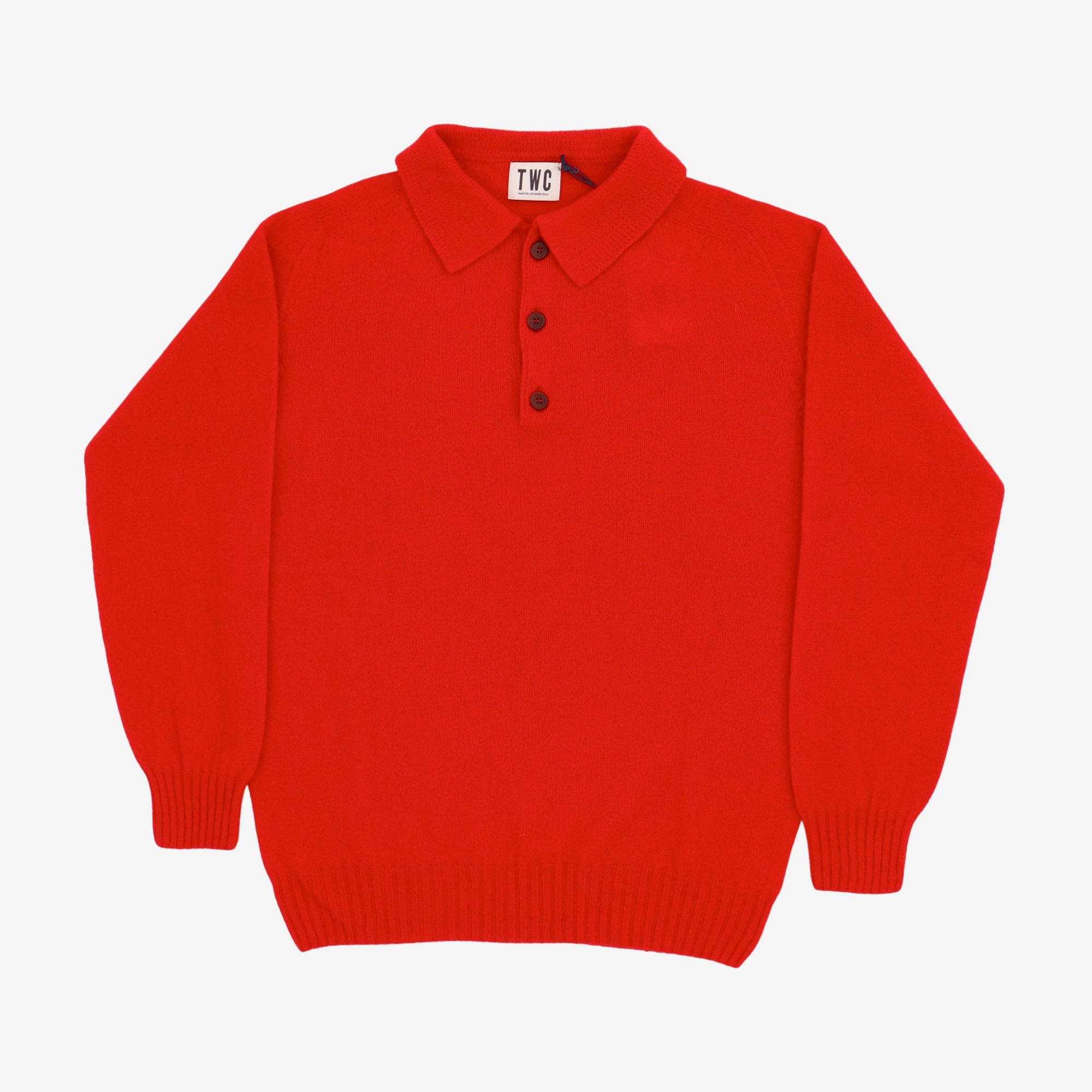 George Lambswool Polo Sweater