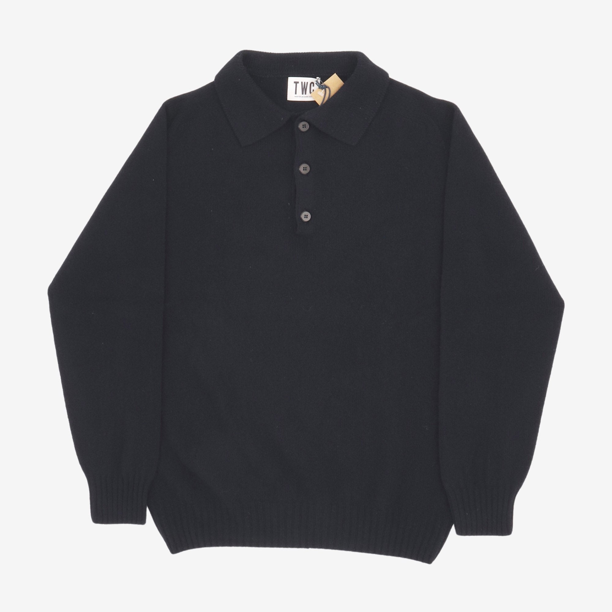 George Lambswool Polo Sweater (UK44-46)