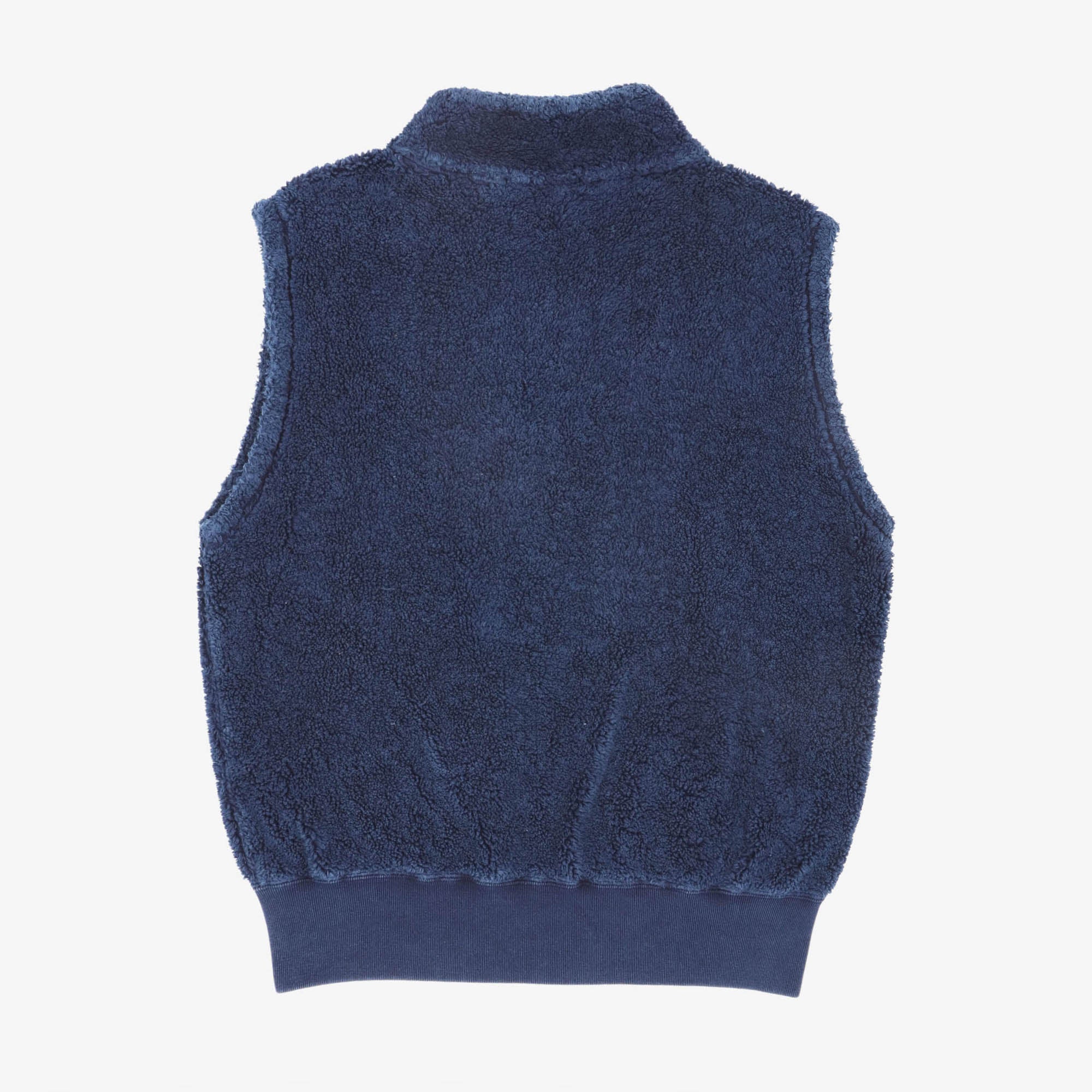 Indigo Dyed Fleece Vest