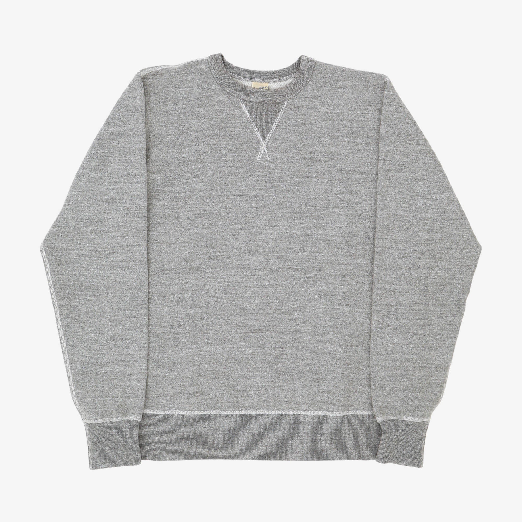 4-Needle Plain Sweatshirt