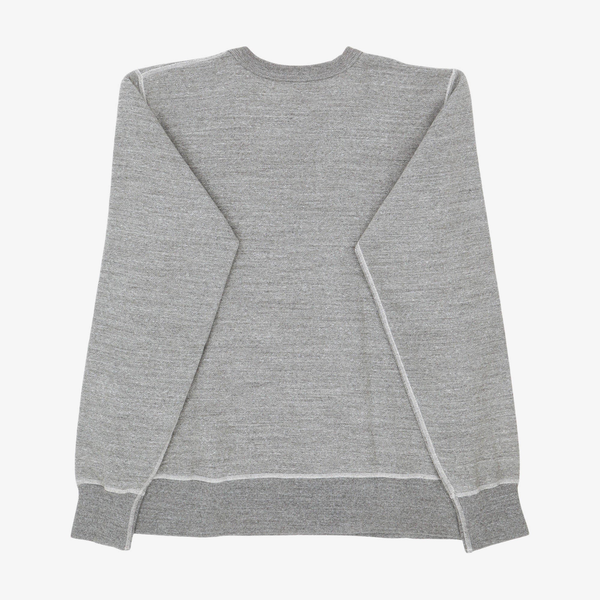 4-Needle Plain Sweatshirt