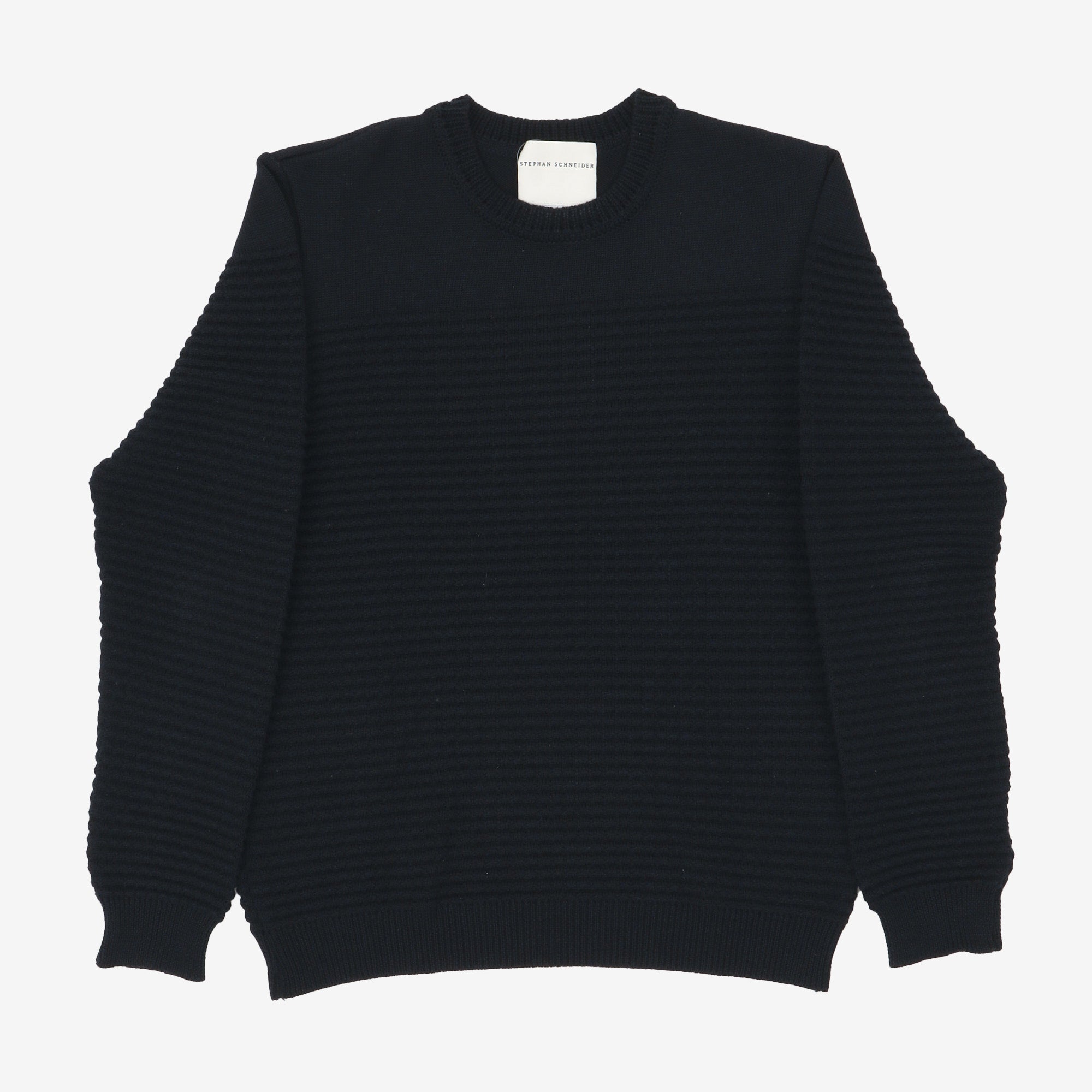 Wool Knit Sweatshirt