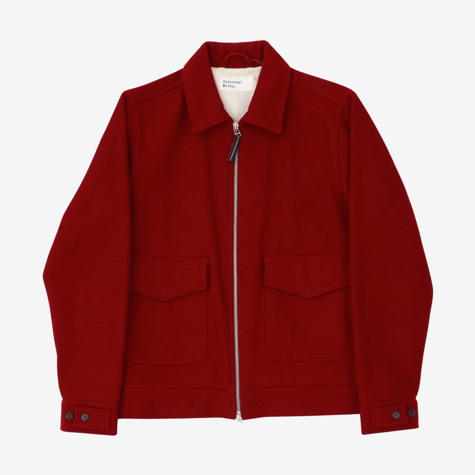 Wool Zip-Up Jacket