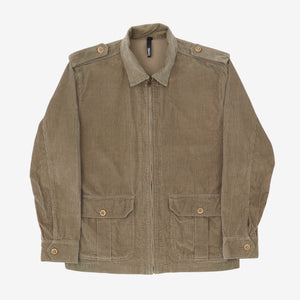 Corduroy Zip Up Jacket