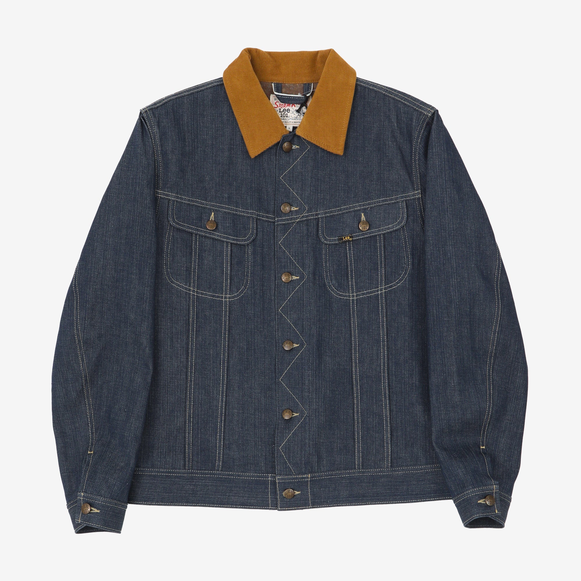 Lee 101J Storm Rider Blanket Lined Denim Jacket Marrkt