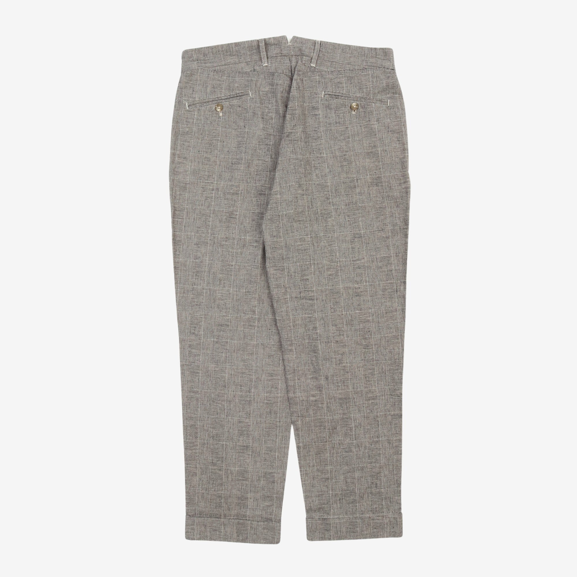 Formal Check Trousers (35W x 29L)