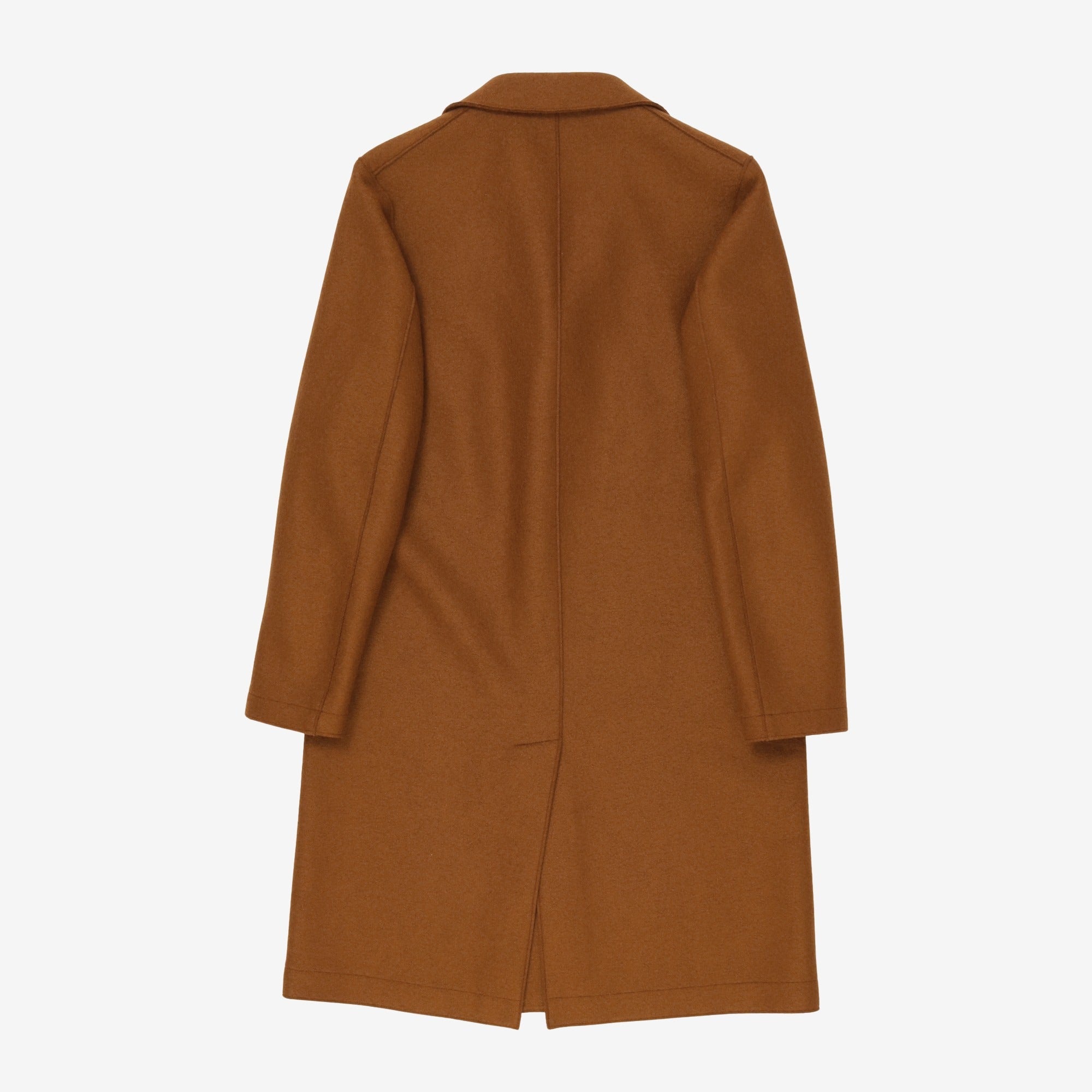 Pressed Wool Overcoat