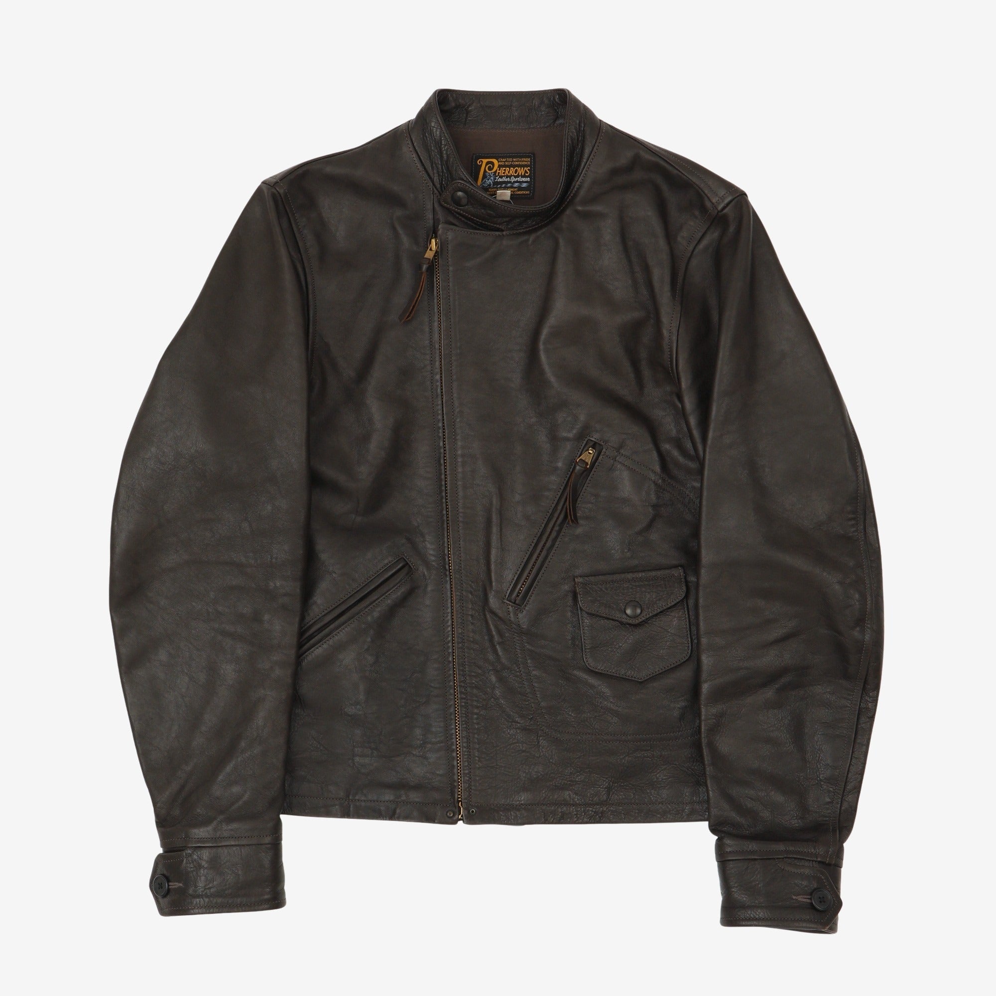 D-Pocket Leather Jacket