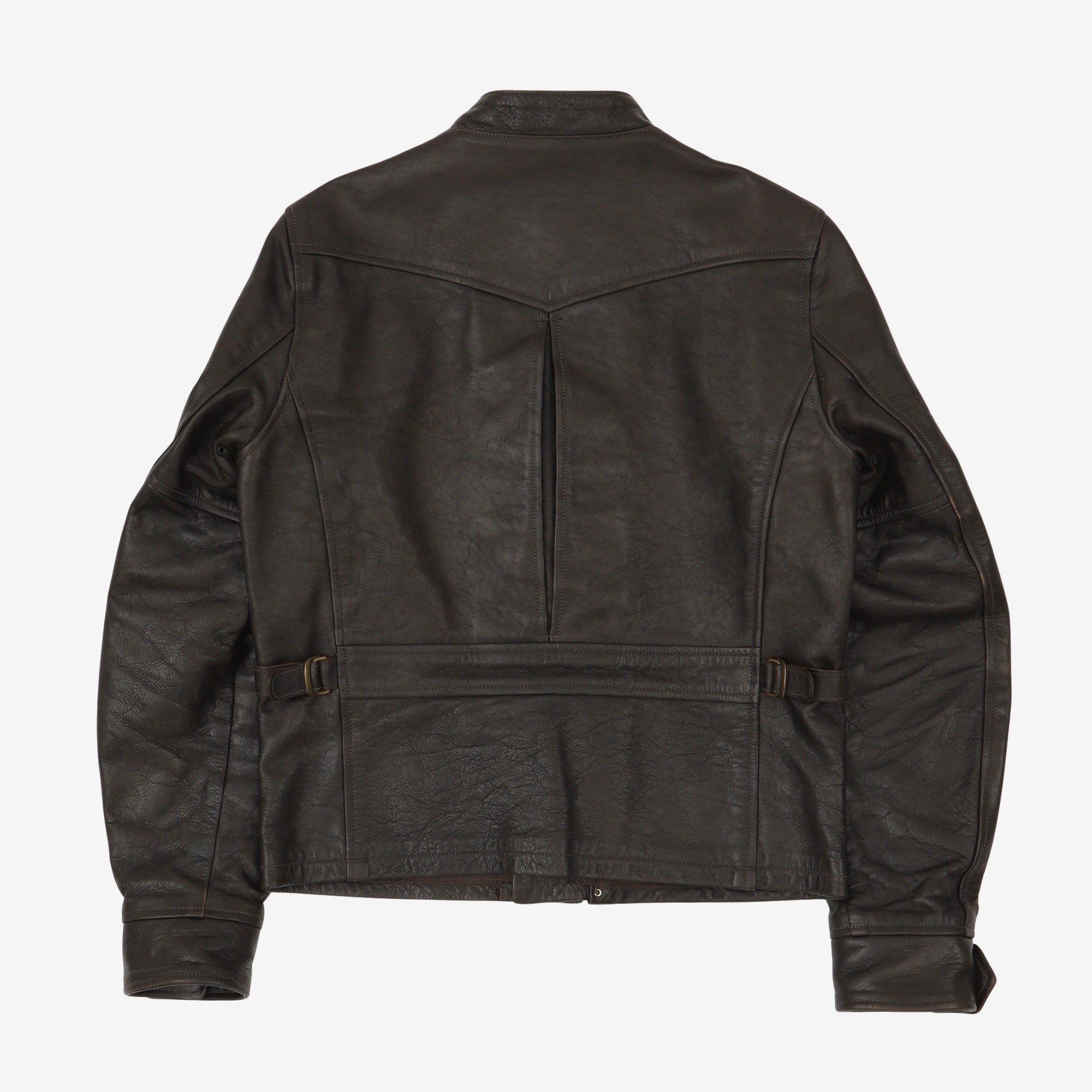 D-Pocket Leather Jacket