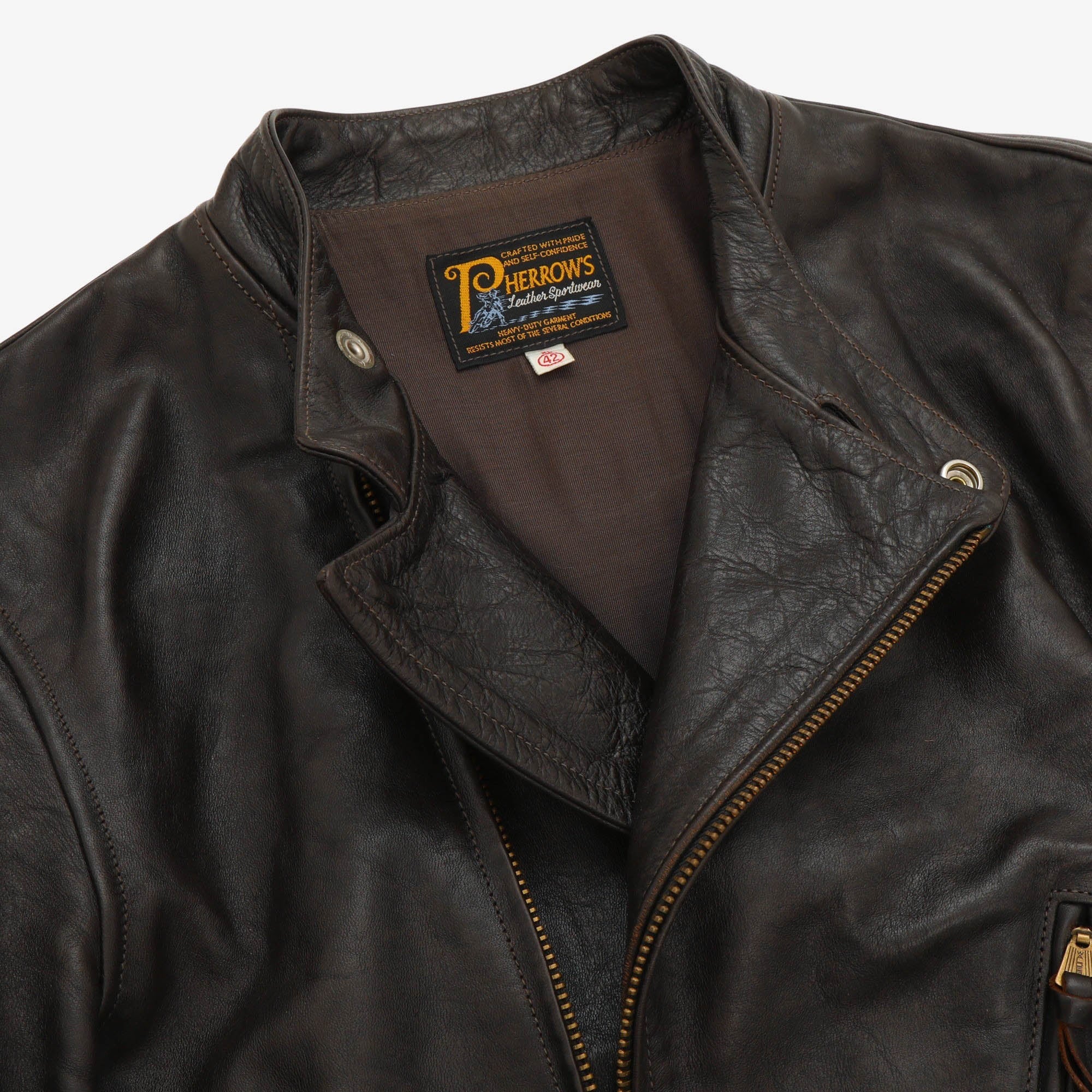 D-Pocket Leather Jacket
