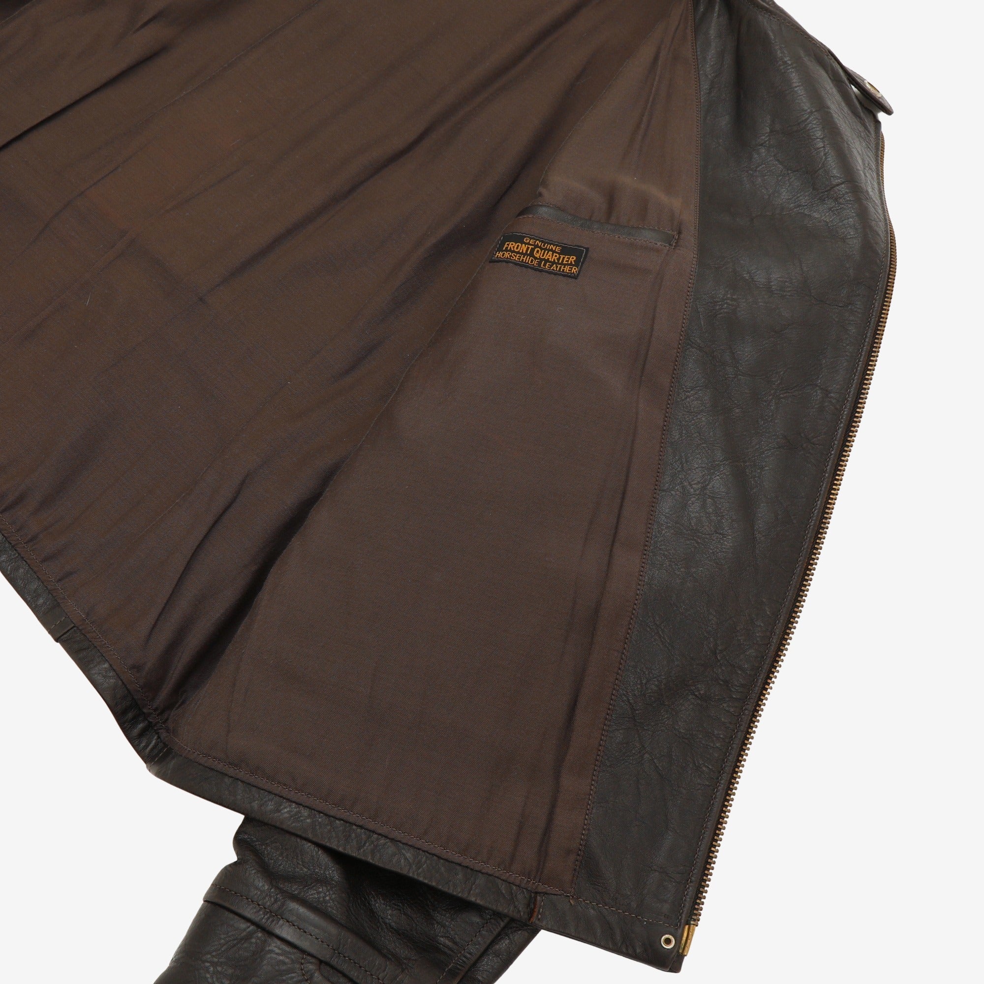 D-Pocket Leather Jacket