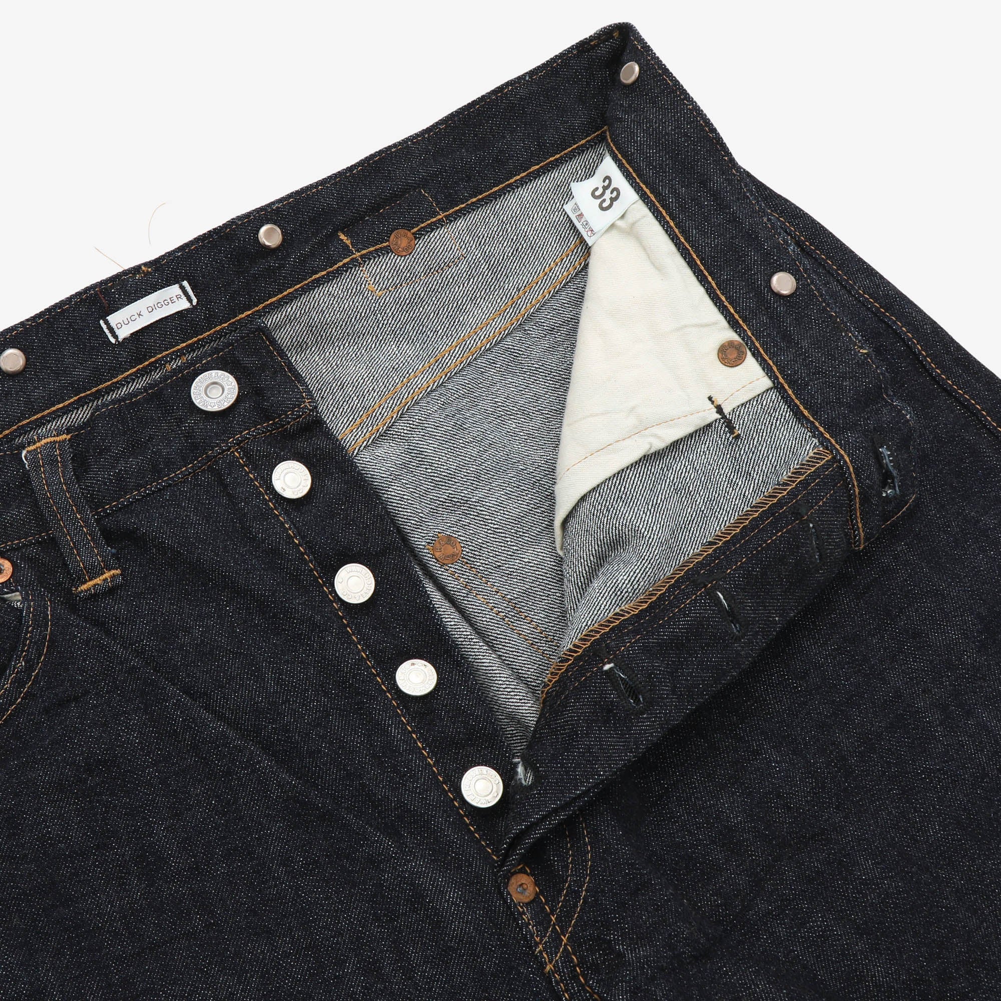 Duck Digger Selvedge Denim (34W x 27L)