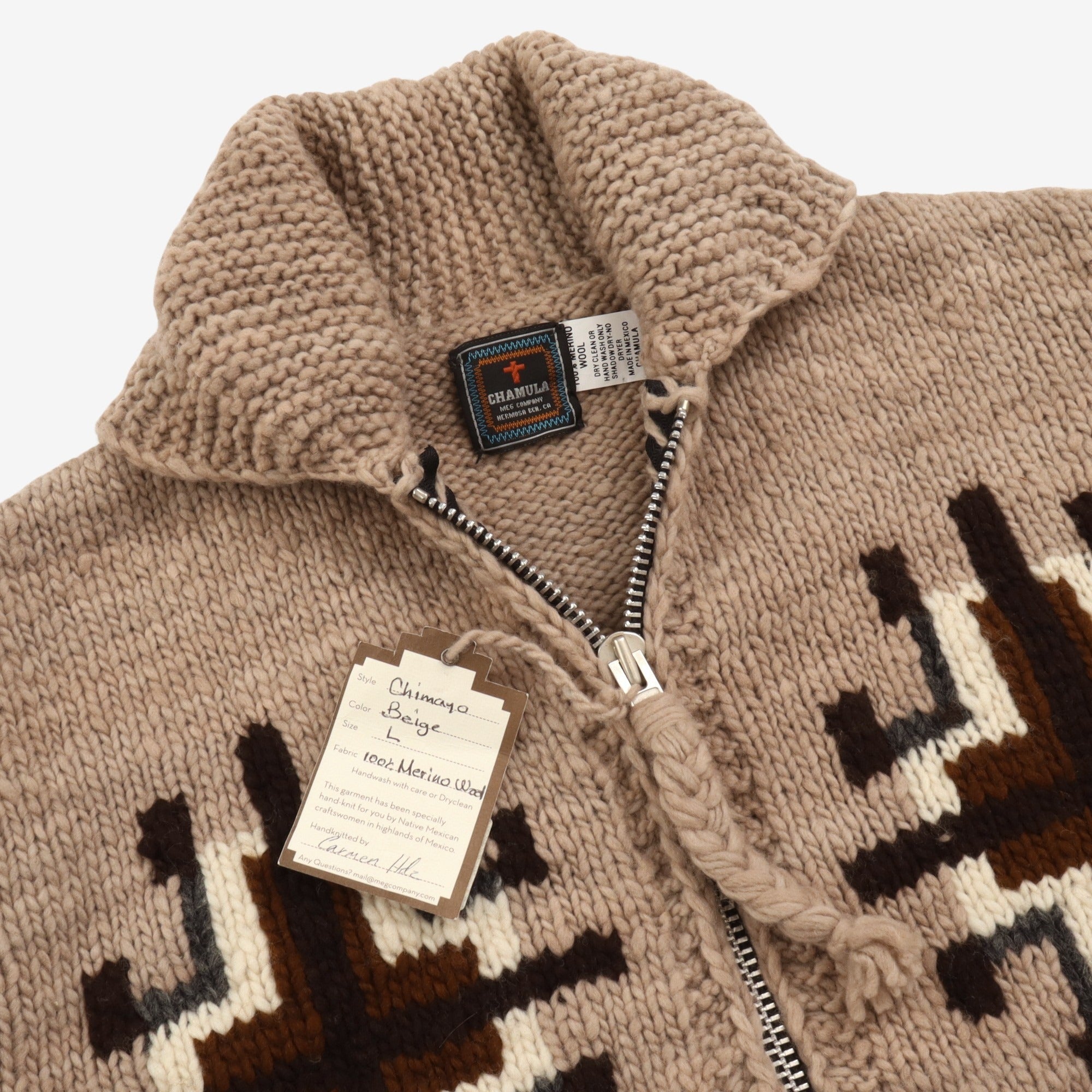 Chimayo Zipper Cardigan