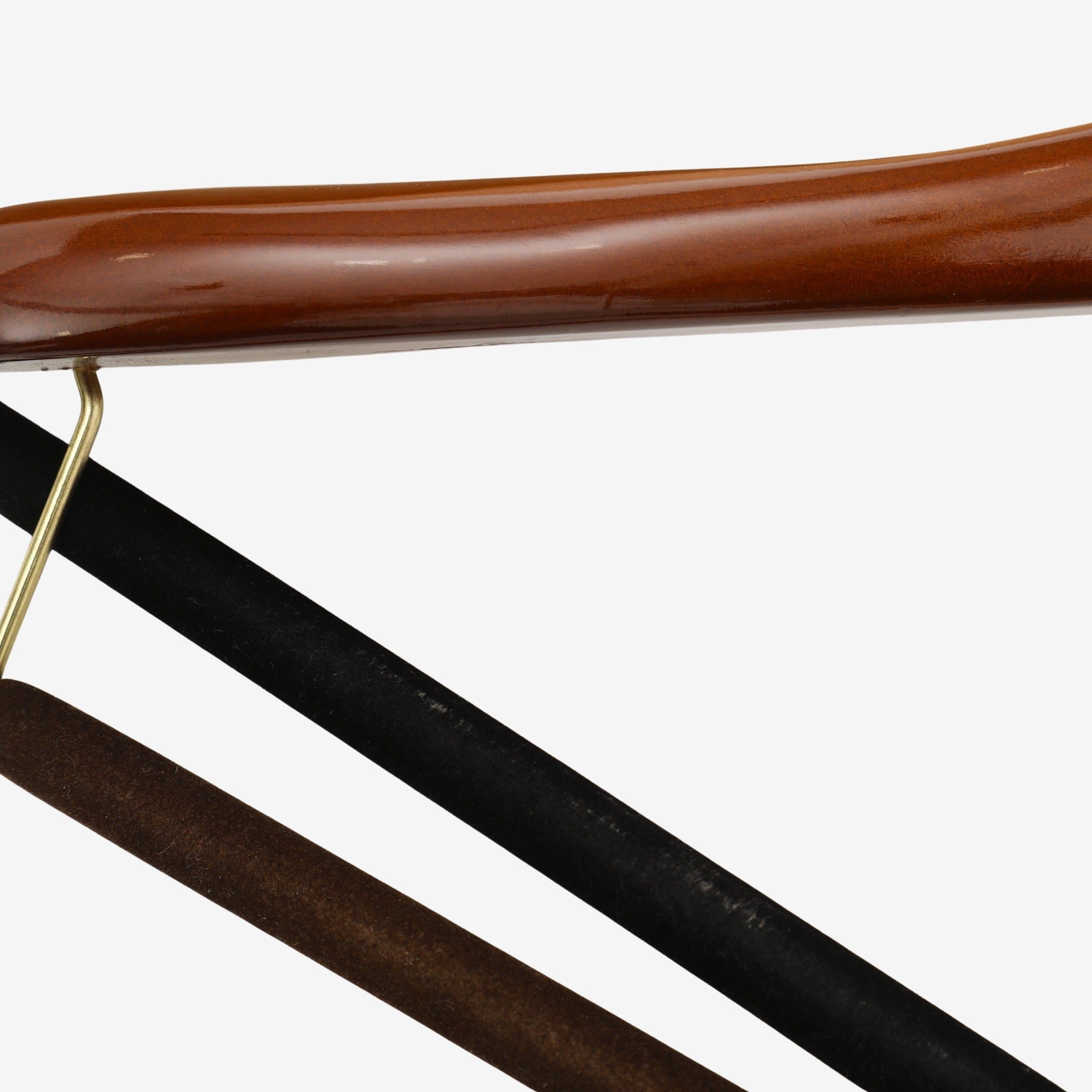 Wooden Suit Hangers x2