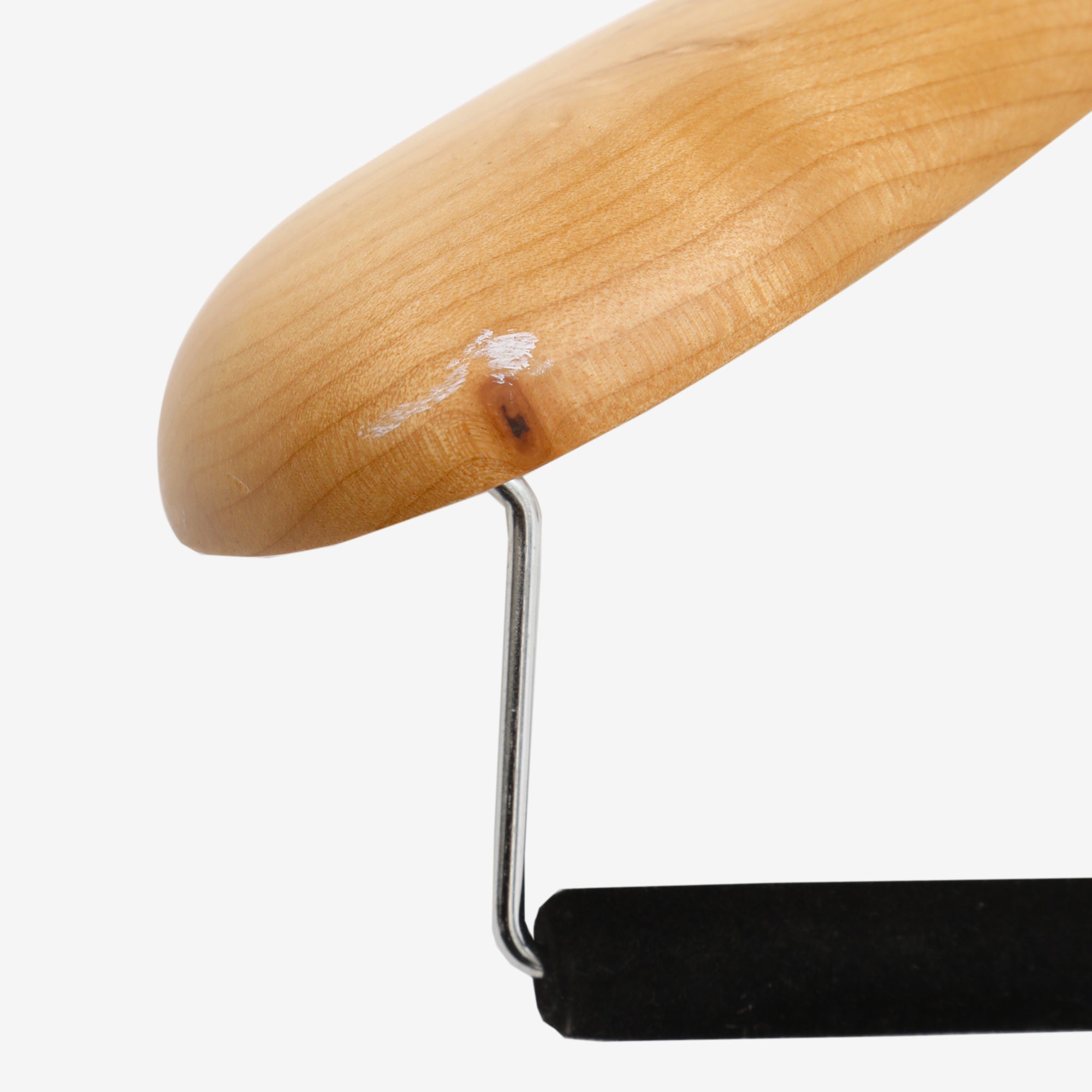 Wooden Suit Hangers x2