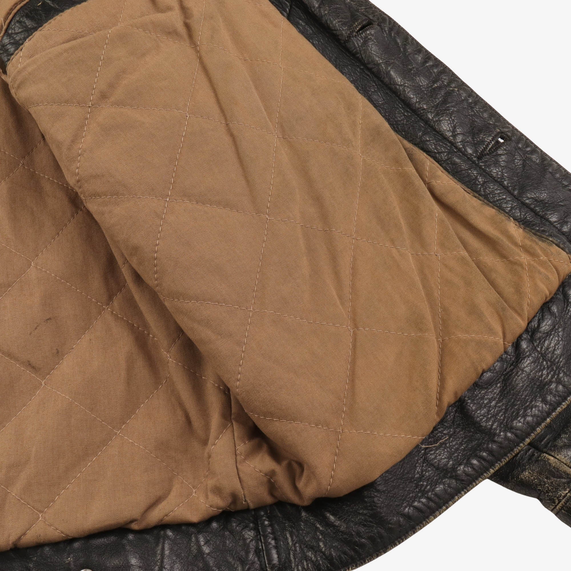 Vintage Leather Trucker jacket