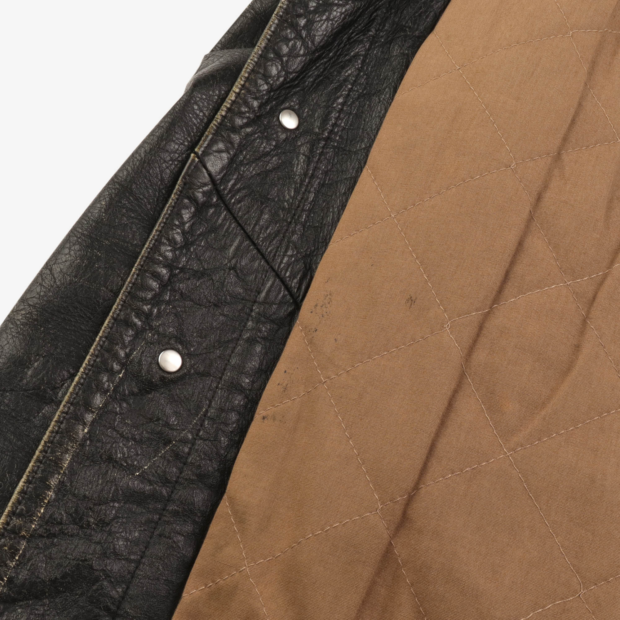 Vintage Leather Trucker jacket