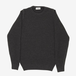 Textured Knit Wool Sweater