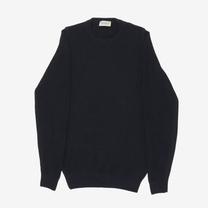 Textured Knit Wool Sweater