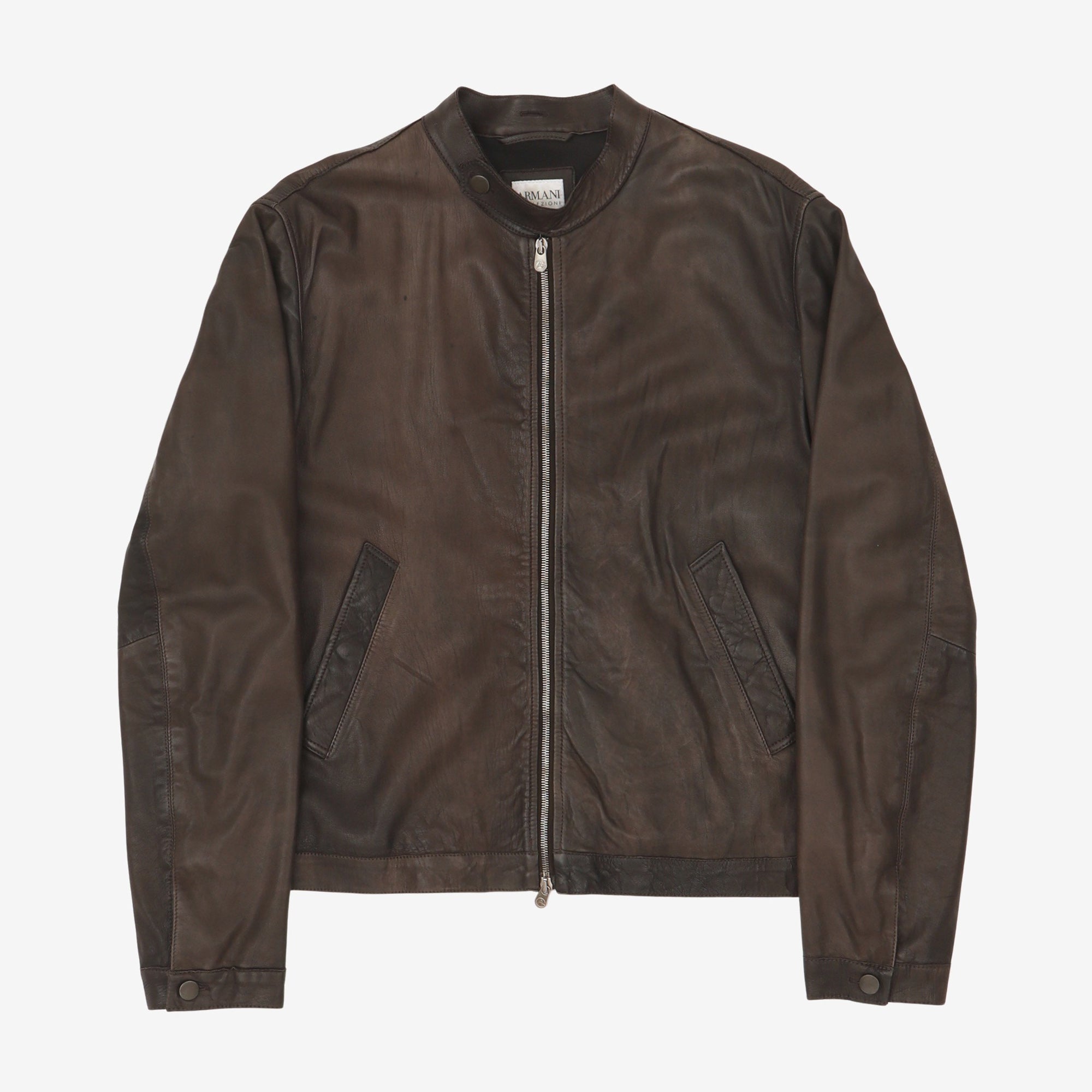 Leather Bomber Jacket