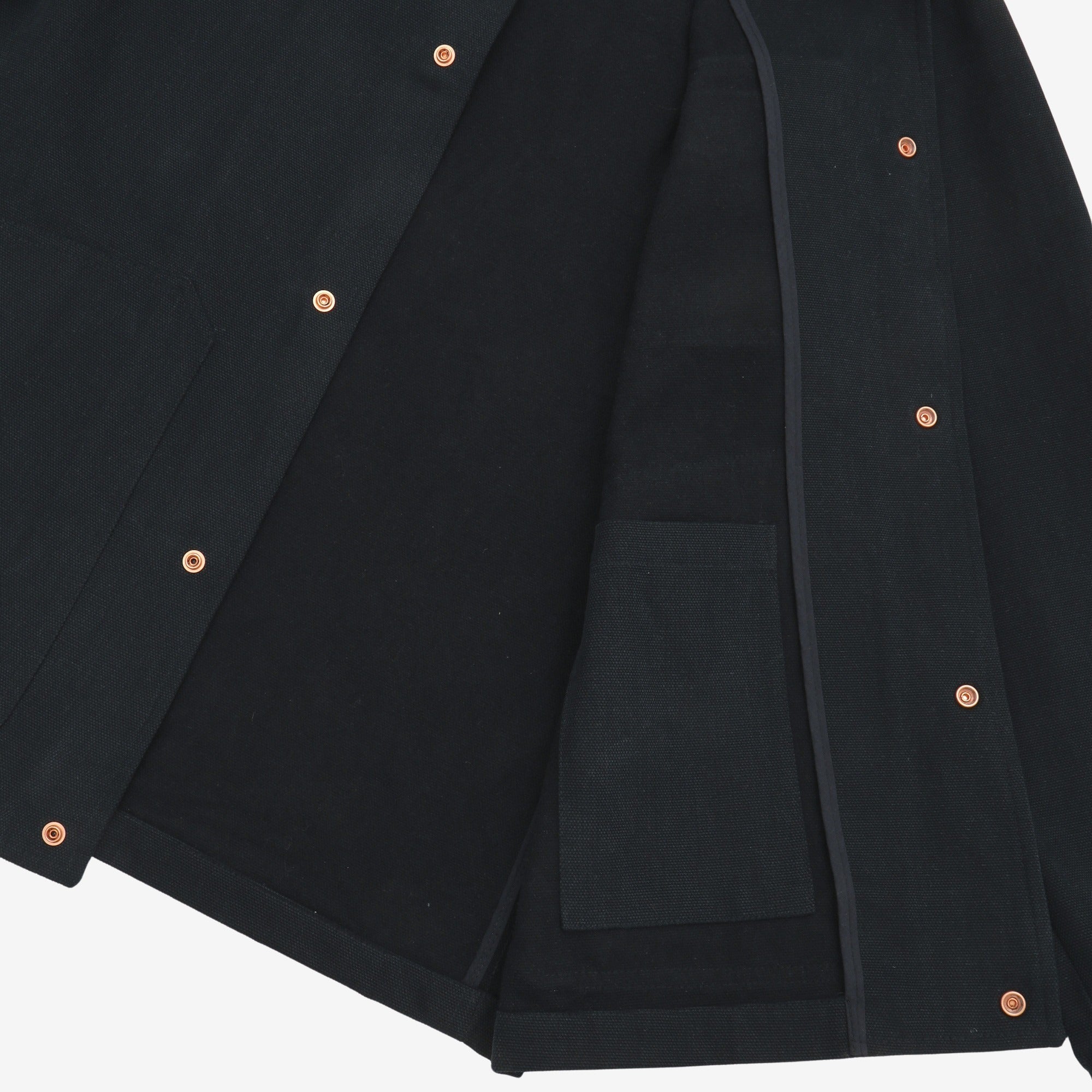Cord Collar Canvas Coat