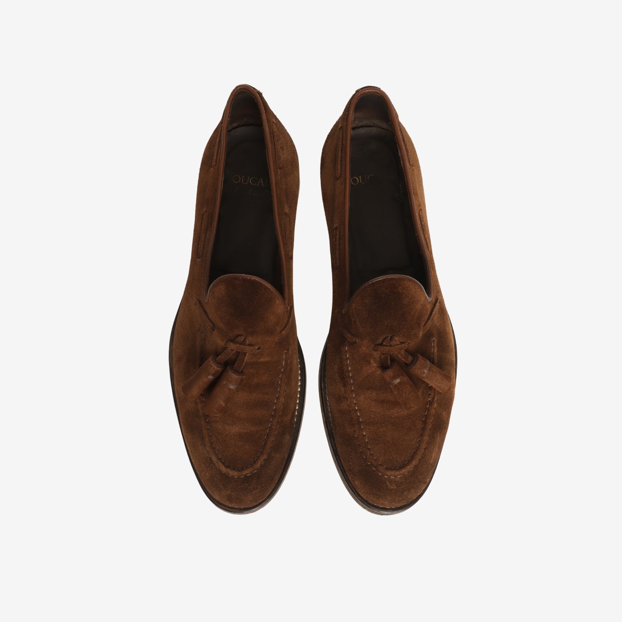 Suede Tassel Loafers