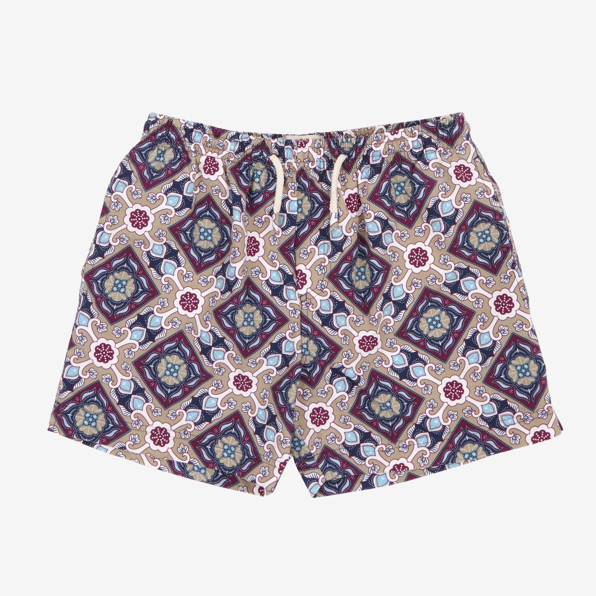 Boxer Print Swim Shorts