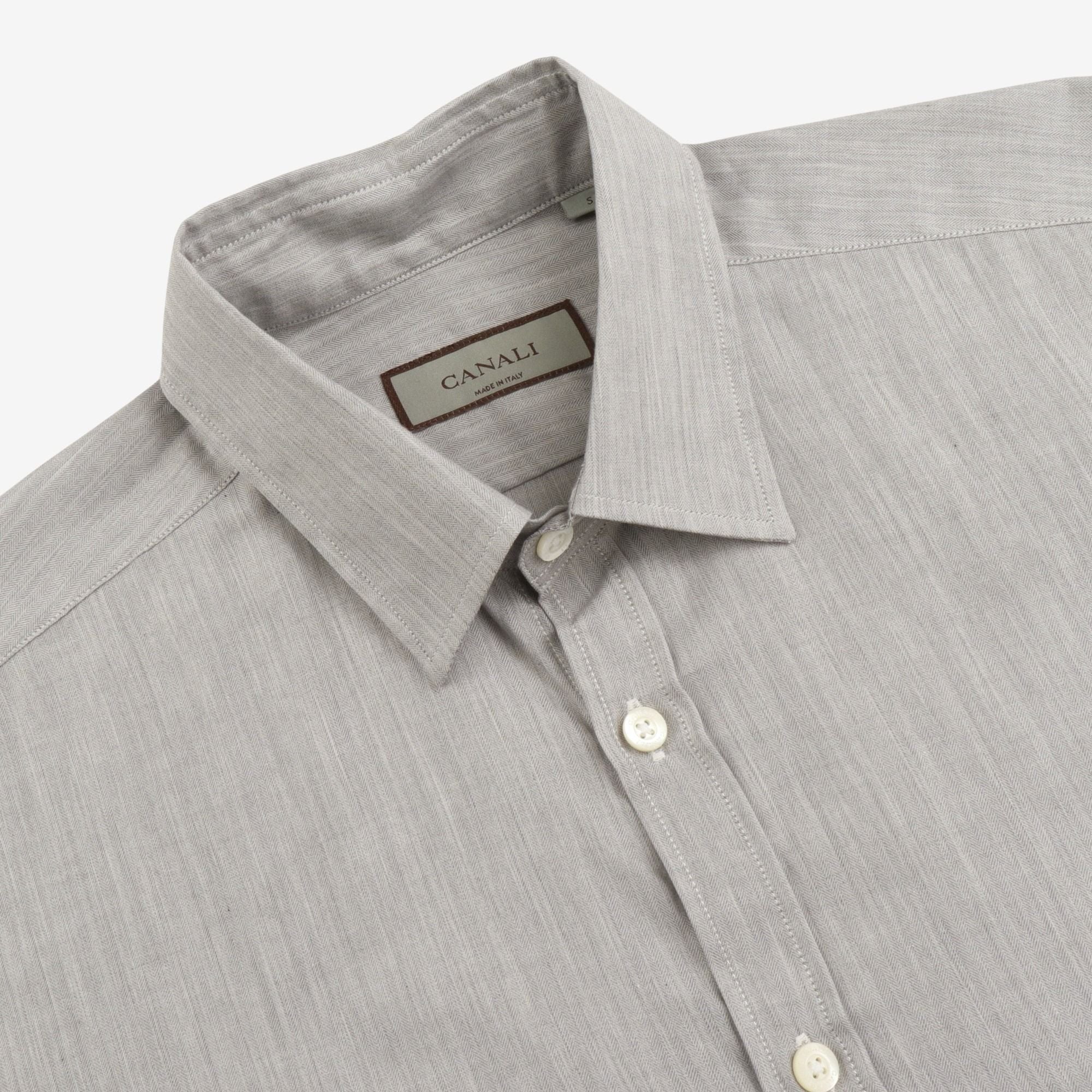 Brushed Herringbone Shirt