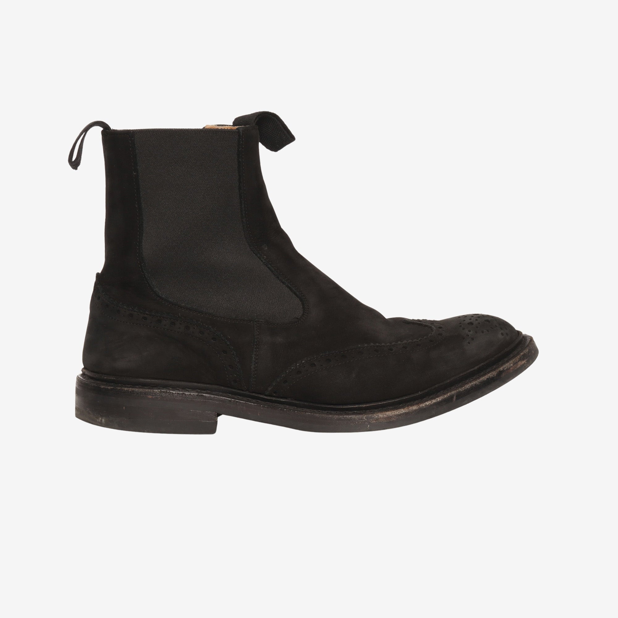 Suede Henry Brogue Boots