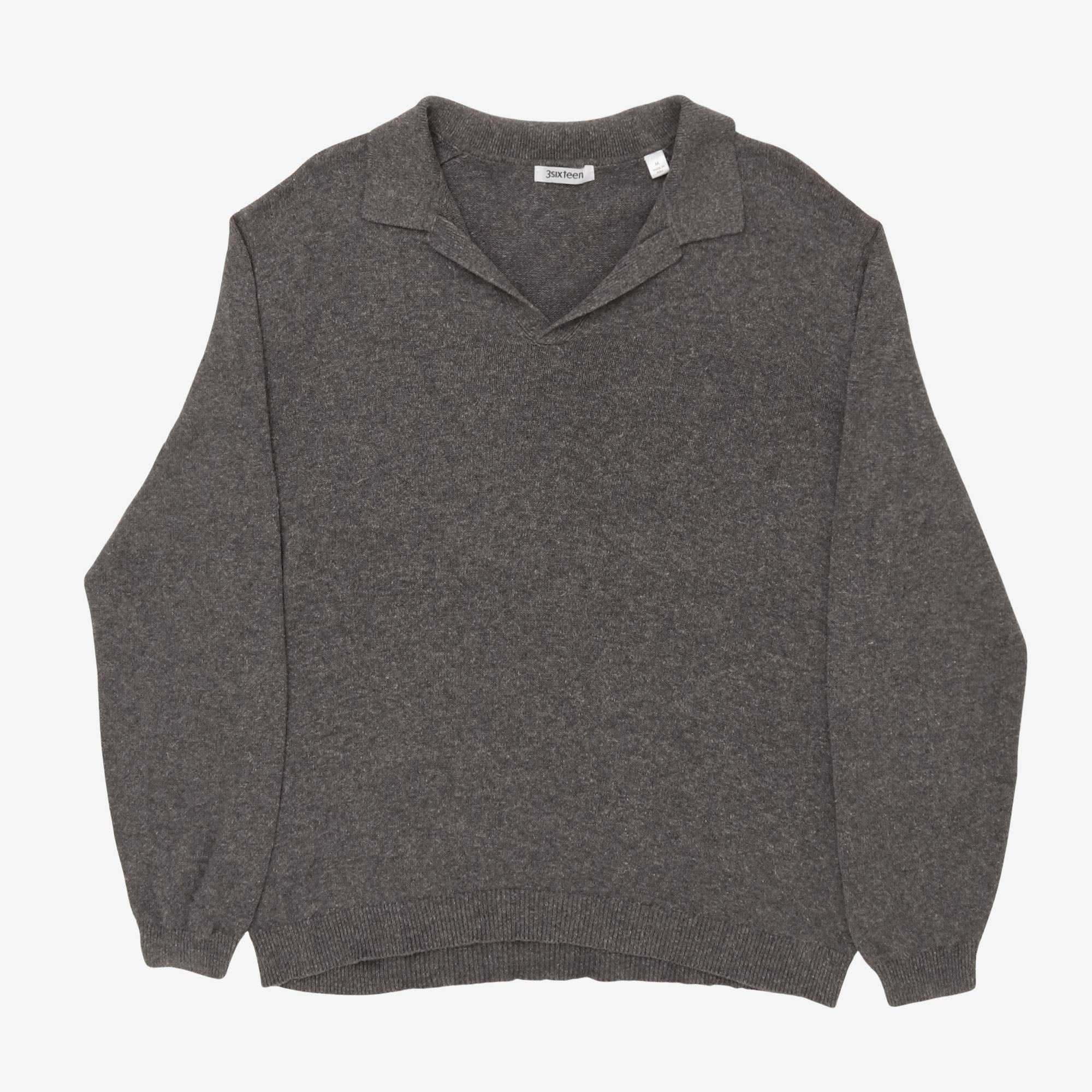 Linen Blend Knit Polo