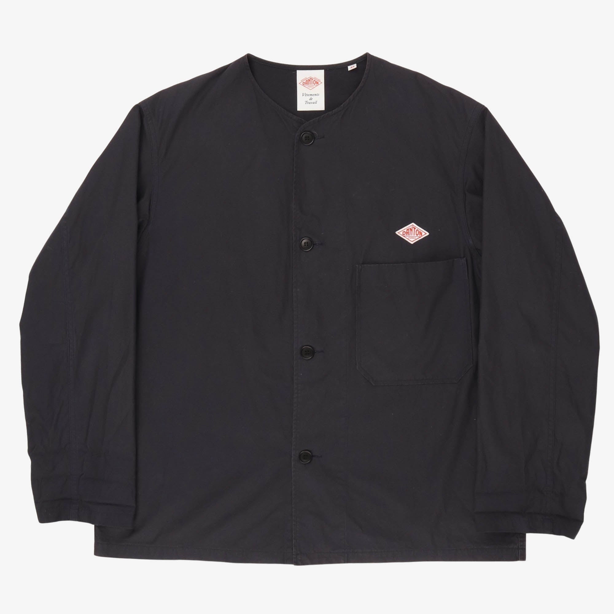 Down Proof Collarless Jacket