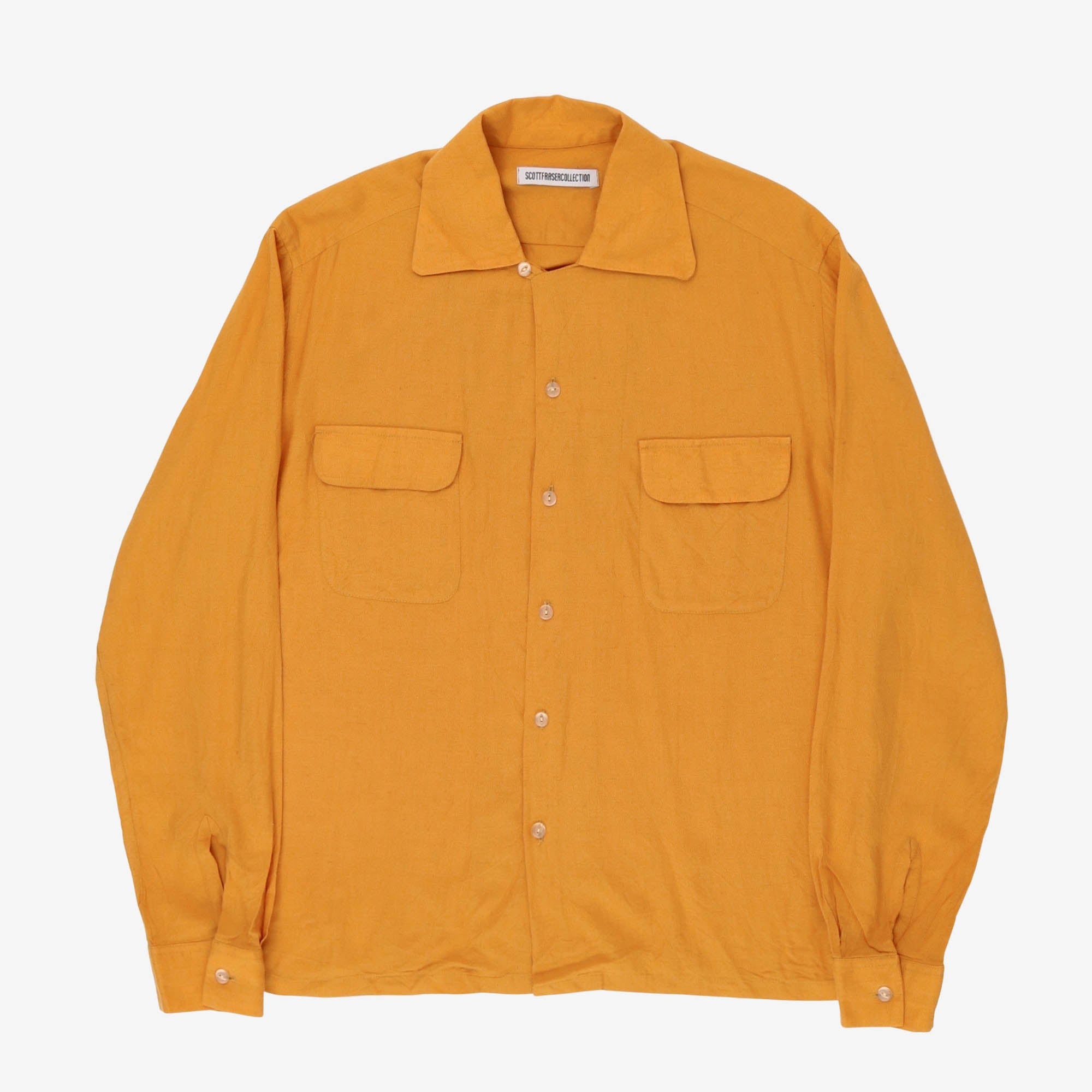 Ochre Cuban Collar Shirt