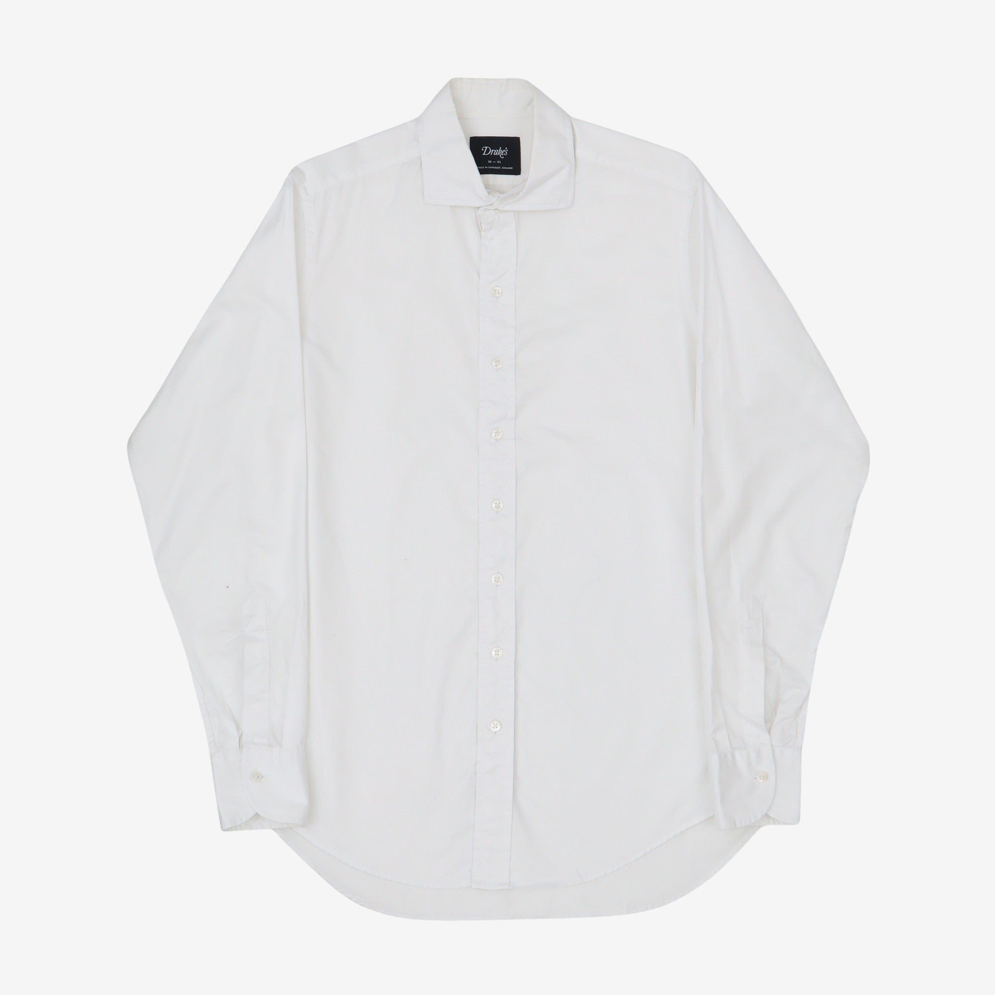 Spread Collar Poplin Shirt