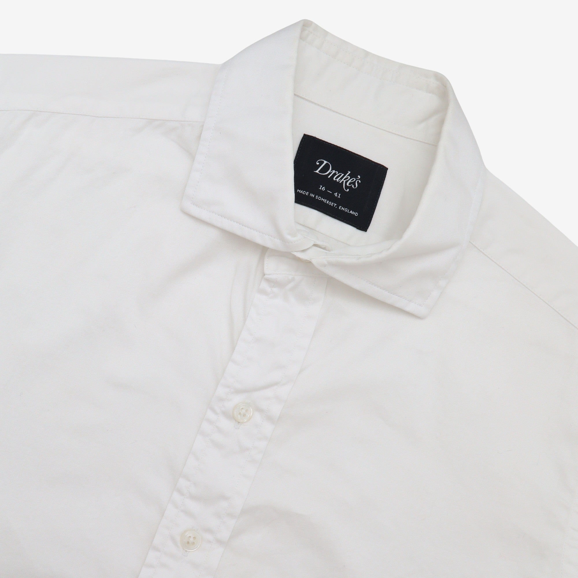 Spread Collar Poplin Shirt