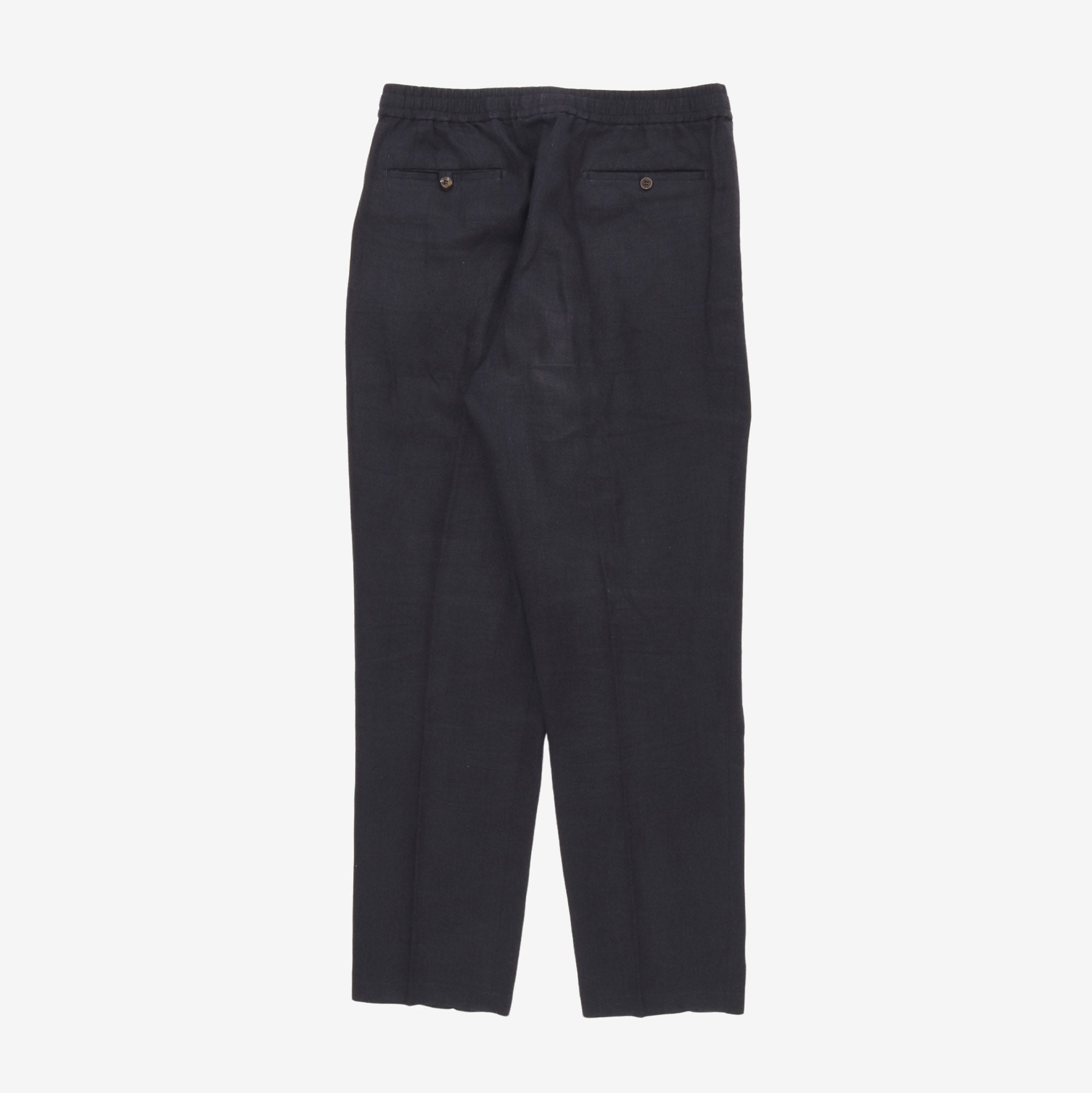 Linen Drawstring Trousers