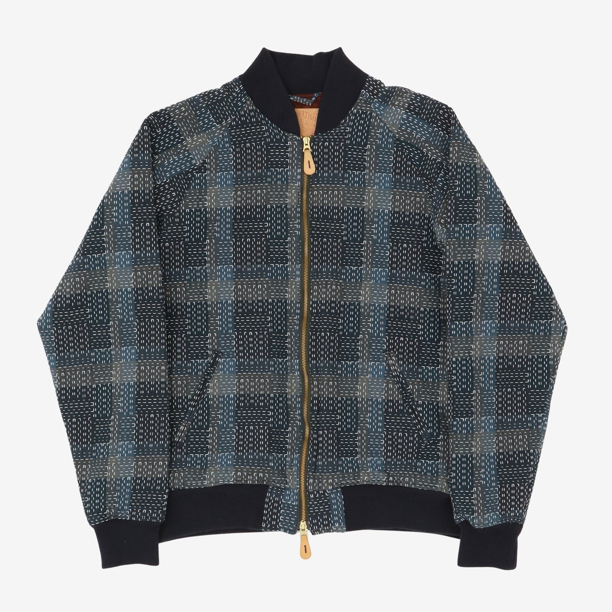 Selvedge Noragi Sashiko Bomber Jacket