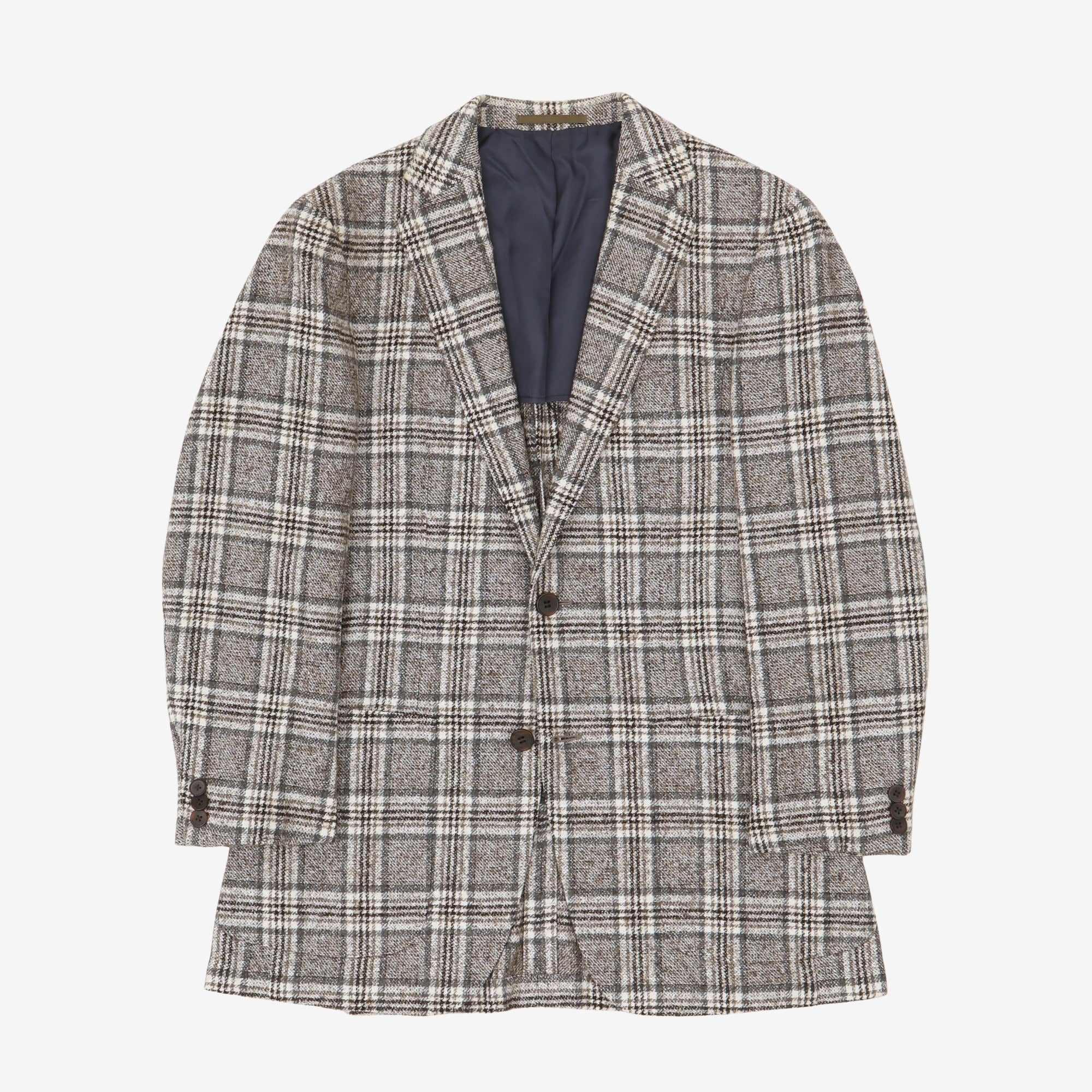 Alpaca Check Havana Jacket