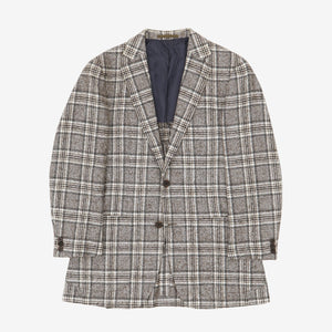 Alpaca Check Havana Jacket