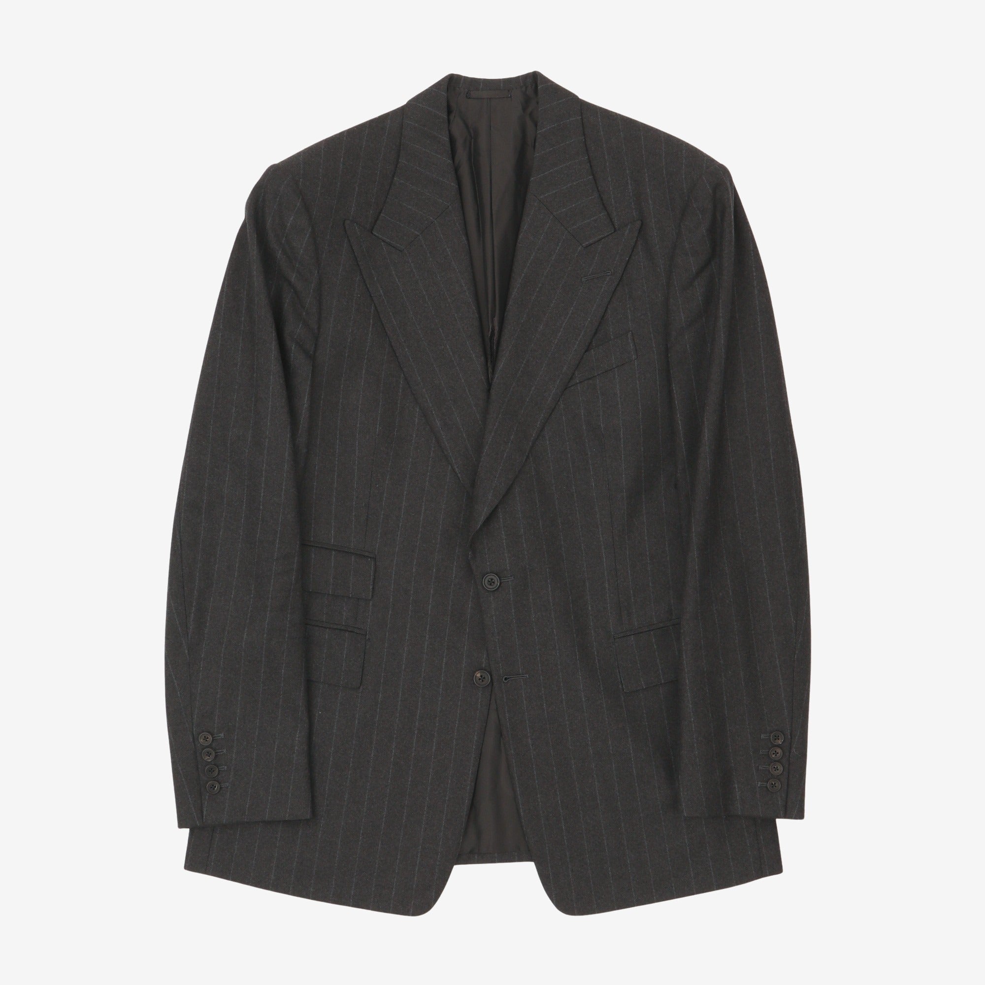 Pinstripe Wool Jacket