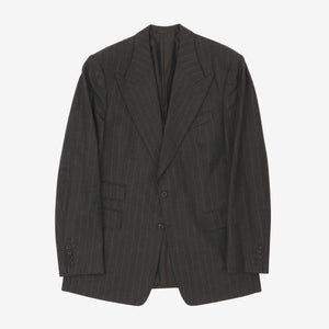 Pinstripe Wool Jacket