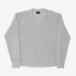 Waffle Knit Sweatshirt