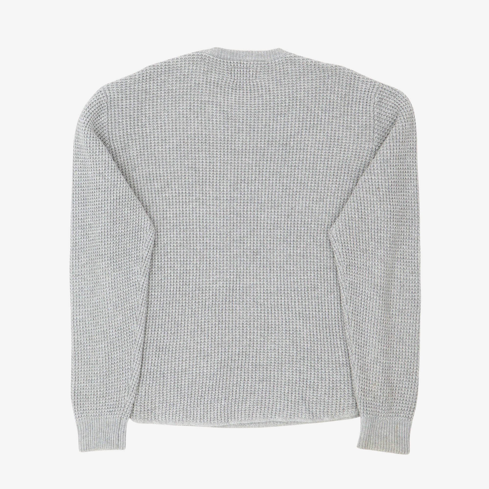 Waffle Knit Sweatshirt