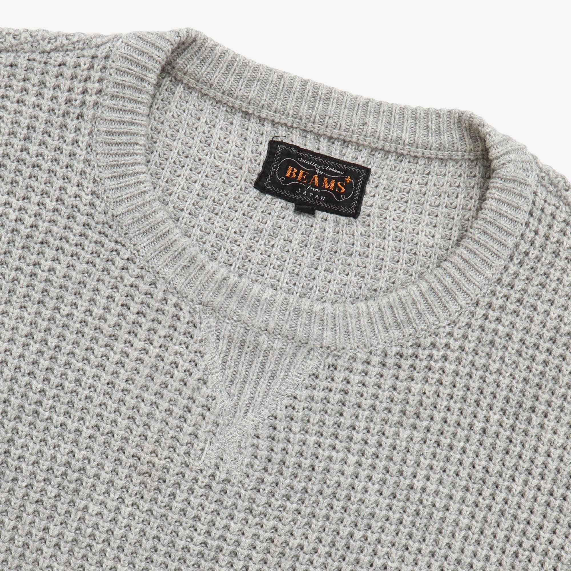 Waffle Knit Sweatshirt
