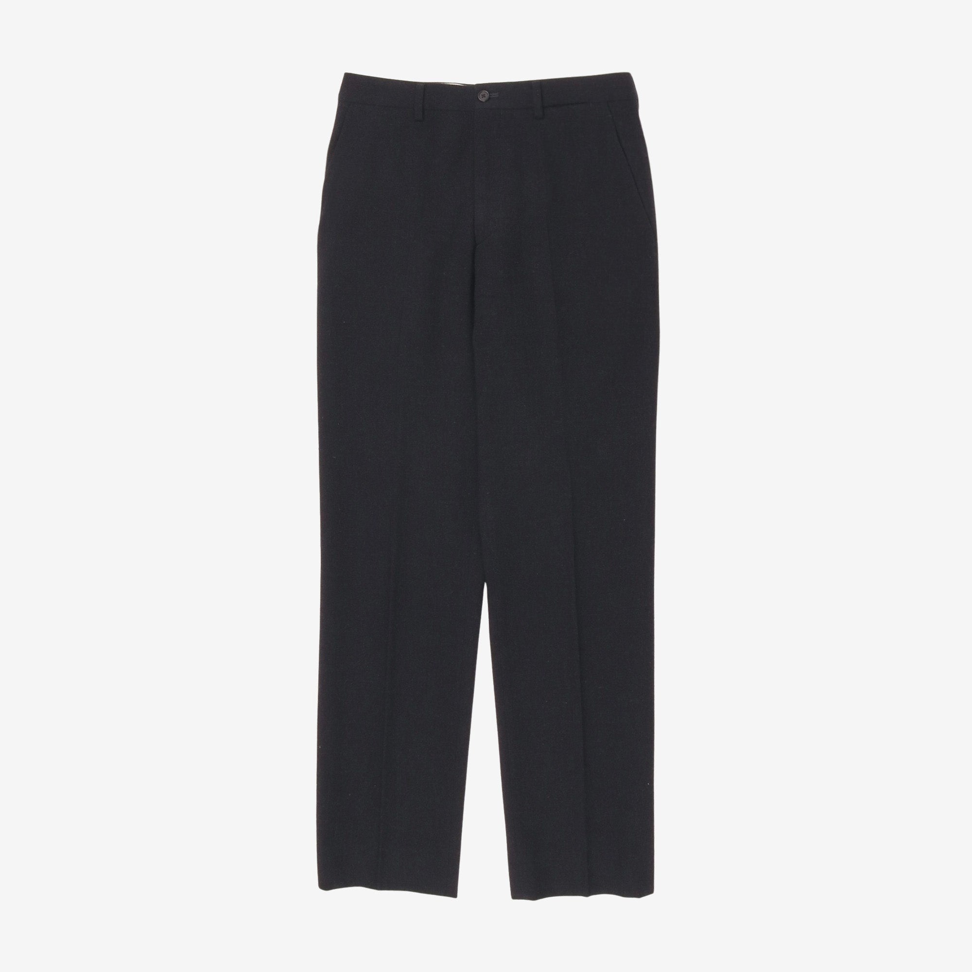 Pleated Wool Trouser