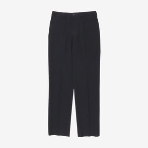 Pleated Wool Trouser